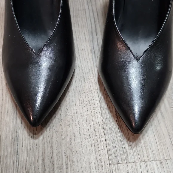 ALLSAINTS Xerxes Black Block Heels - Picture 4 of 10